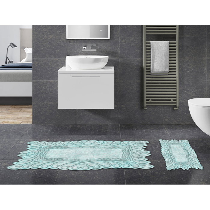 Mijölnir Juego de alfombrillas de baño Azul
